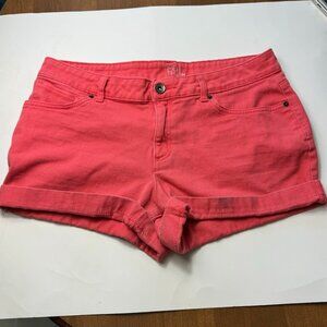 Tim and Tru Womens Coral Pink Shorts Size 14